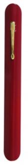 Custom Maroon Enamel Table Crumber  with Gold Plated Pocket Clip main image